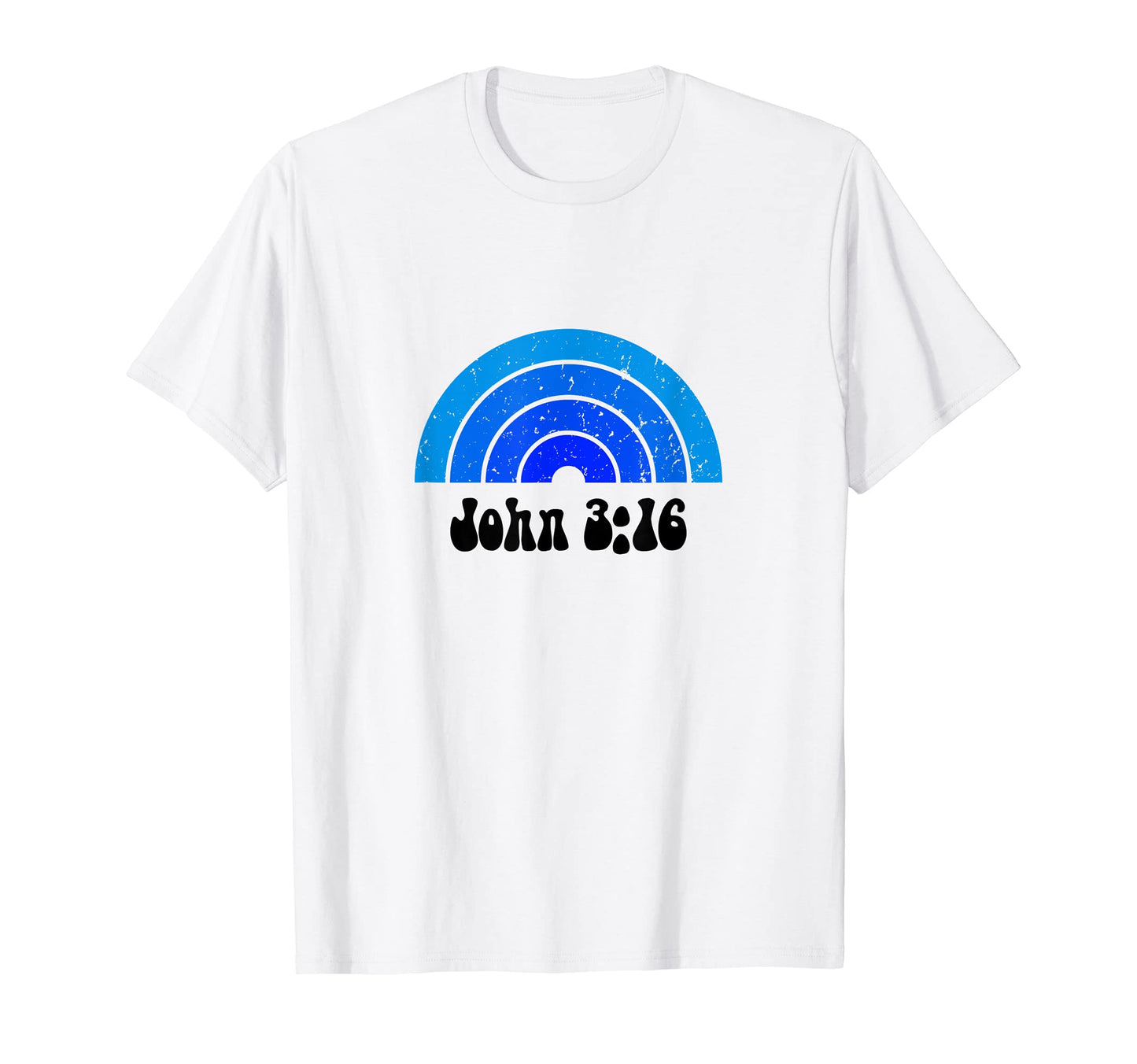 Christian Bible John Verse 60S Fun T-Shirt - Minimalist Print Unisex - T-Shirt, Sweatshirt, Hoodie