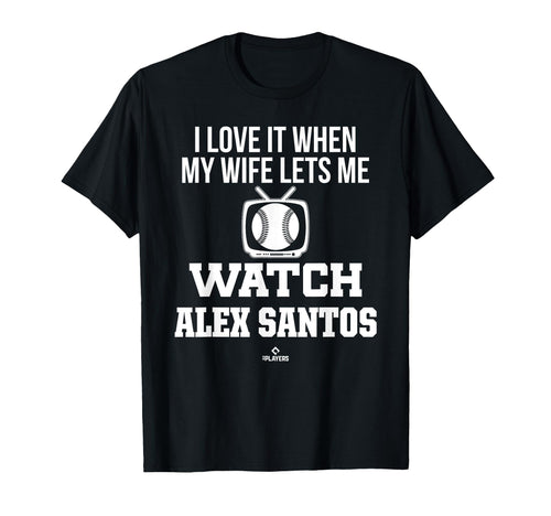 My Wife Lets Me Watch Alex Santos T-Shirt - Minimalist Print for Adults - T-Shirt, Sweatshirt, Hoodie