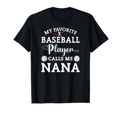 My Favorite Baseball Player Calls Me T-Shirt - Graphic Print Men Women - T-Shirt, Sweatshirt, Hoodie
