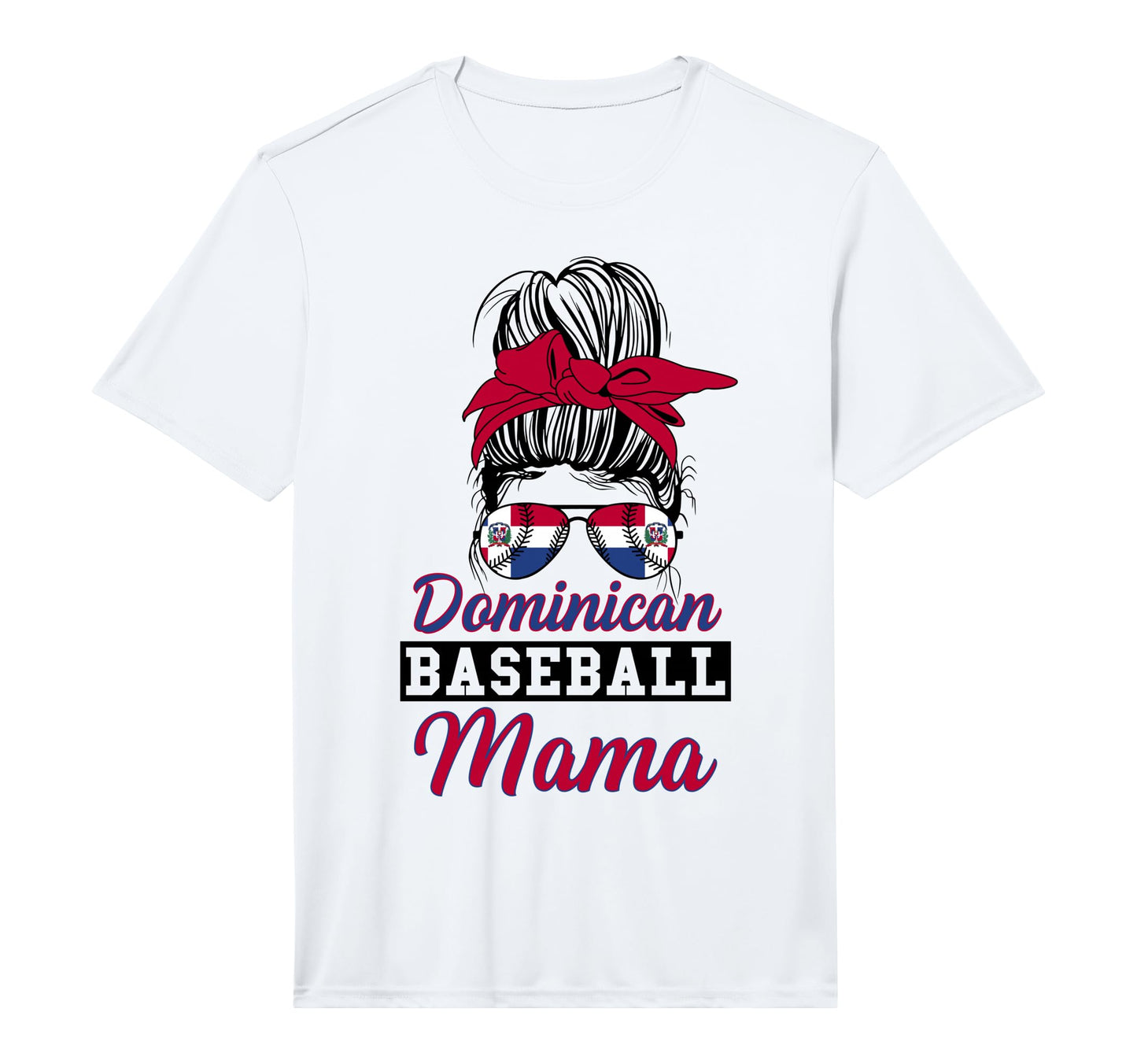 Mens Dominican Baseball Mama Dominican T-Shirt - Unique Graphic Unisex - T-Shirt, Sweatshirt, Hoodie
