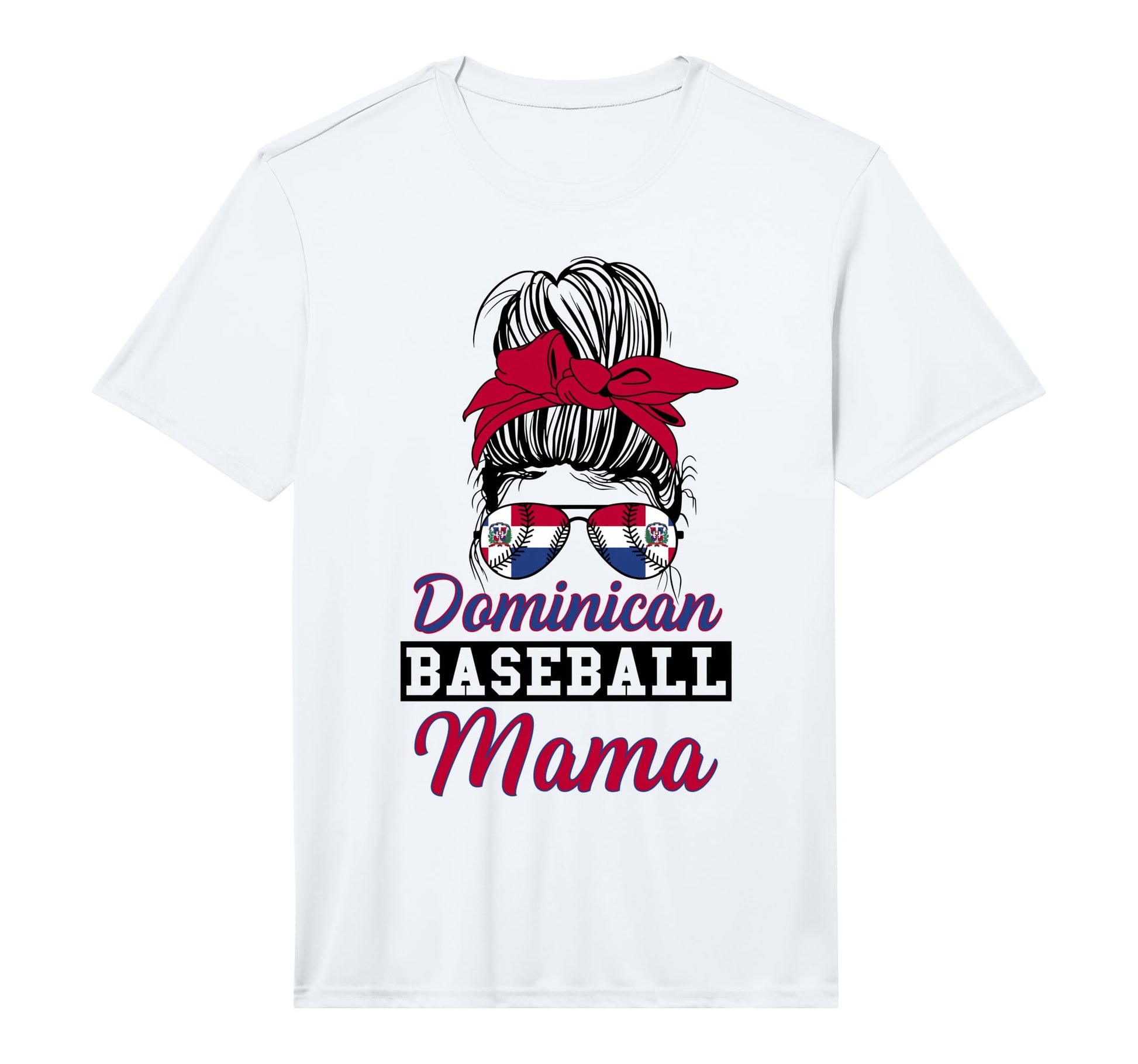 Mens Dominican Baseball Mama Dominican T-Shirt - Unique Graphic Unisex - T-Shirt, Sweatshirt, Hoodie
