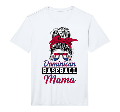 Mens Dominican Baseball Mama Dominican T-Shirt - Unique Graphic Unisex - T-Shirt, Sweatshirt, Hoodie