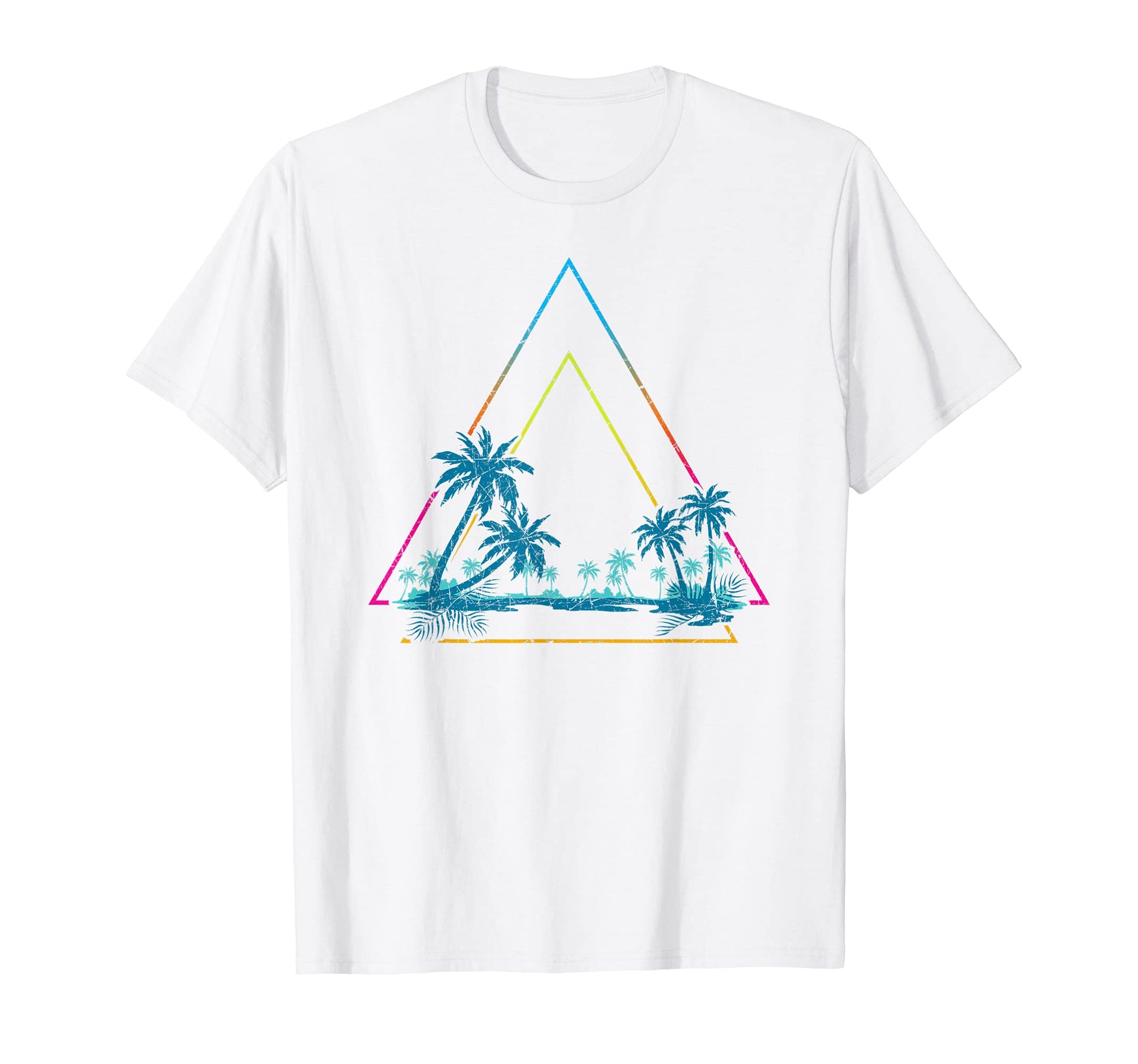 Summer Palm Trees 90S Vaporwave T-Shirt - Fun Novelty Design Unisex - T-Shirt, Sweatshirt, Hoodie