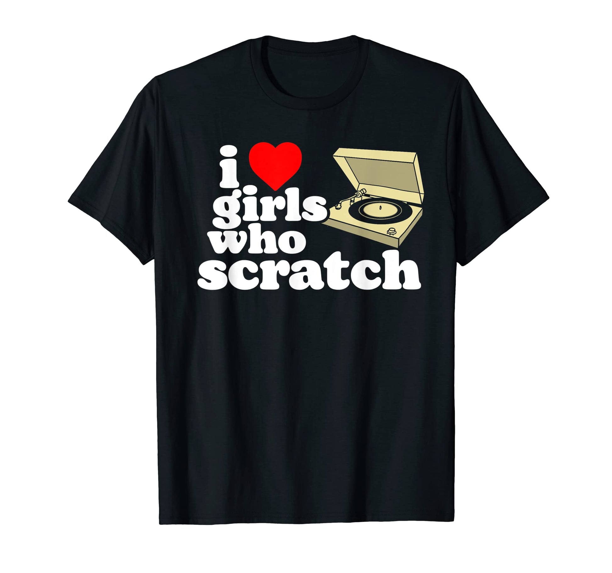 I Love Who Scratch Hip Hop Old School T-Shirt - Custom Art Print Unisex - T-Shirt, Sweatshirt, Hoodie