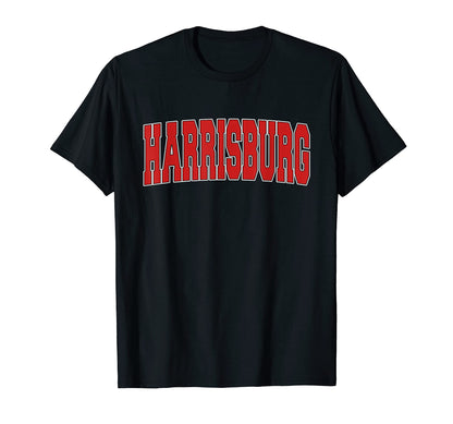 Harrisburg Pa Pennsylvania Varsity Usa T-Shirt - Custom Art Print Unisex - T-Shirt, Sweatshirt, Hoodie