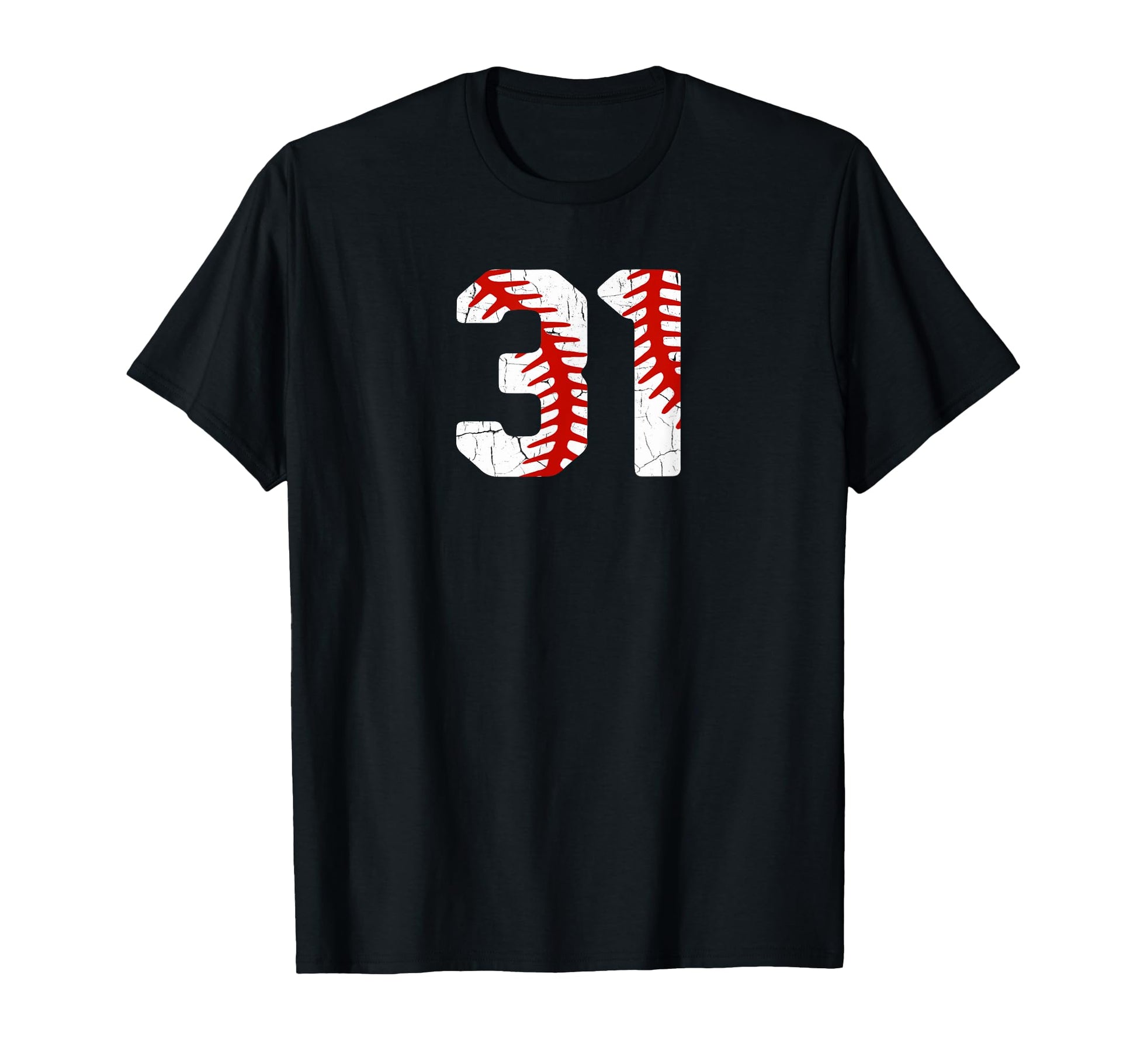 Baseball Player Jersey Number 31 31 T-Shirt - Fun Novelty Design Men Women - T-Shirt, Sweatshirt, Hoodie