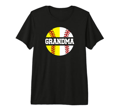 Baseball Softball Grandma Softball T-Shirt - Trendy Graphic Men Women - T-Shirt, Sweatshirt, Hoodie