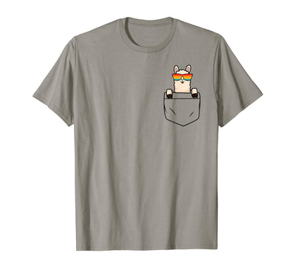 Llama Pocket Funny Llamma Rainbow T-Shirt - Custom Art Print for Adults - T-Shirt, Sweatshirt, Hoodie