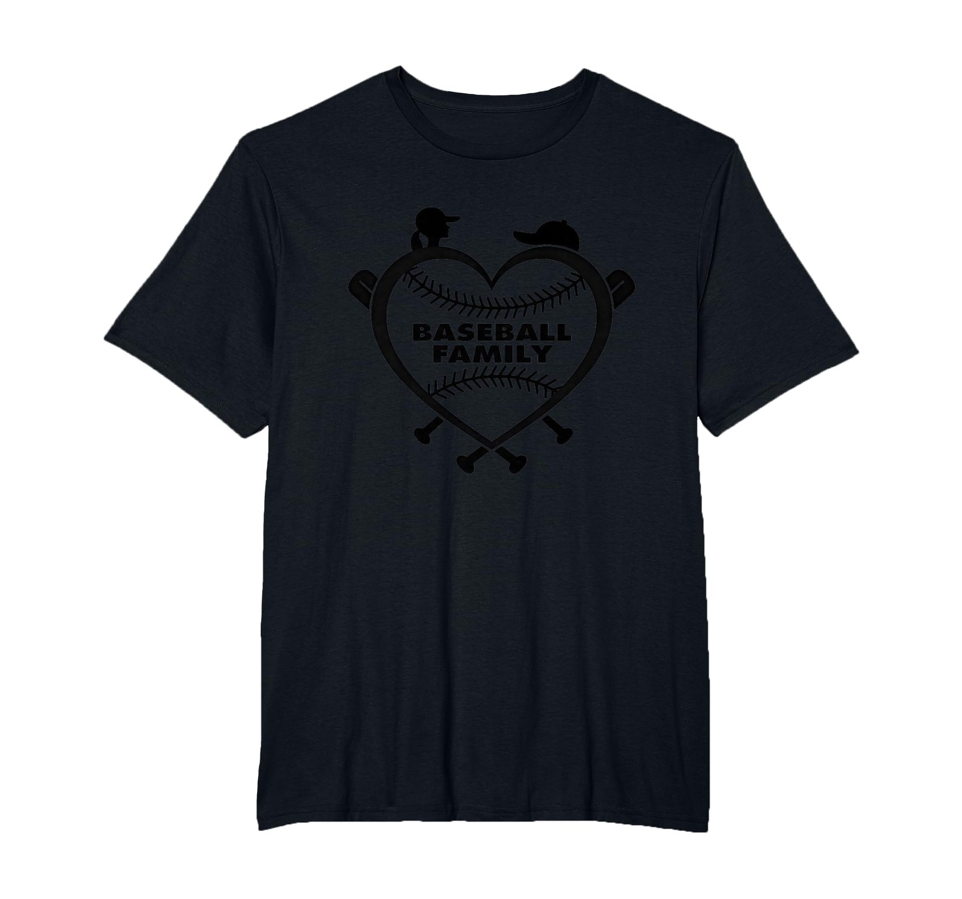 Baseball Family Sister Heart Love Fan T-Shirt - Streetwear Style Men Women - T-Shirt, Sweatshirt, Hoodie