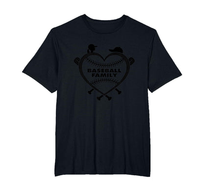 Baseball Family Sister Heart Love T-Shirt - Minimalist Print for Adults - T-Shirt, Sweatshirt, Hoodie