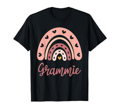 Grammie Birthday Rainbow Boho T-Shirt - Casual Everyday Wear for Adults - T-Shirt, Sweatshirt, Hoodie
