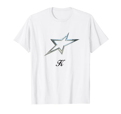 Star K Coquette Girlcore Y2K Aesthetic T-Shirt - Novelty Apparel Unisex - T-Shirt, Sweatshirt, Hoodie