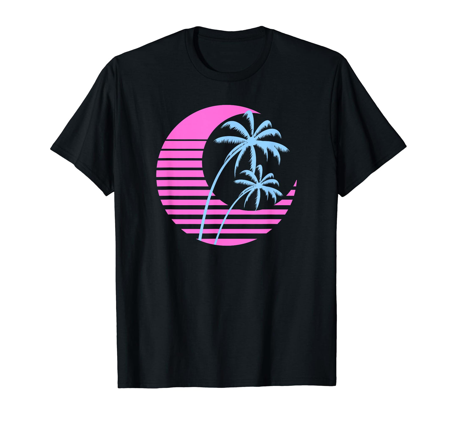 90S 80S Hawaiian Palm Tree Pastel Goth T-Shirt - Novelty Apparel Men Women - T-Shirt, Sweatshirt, Hoodie