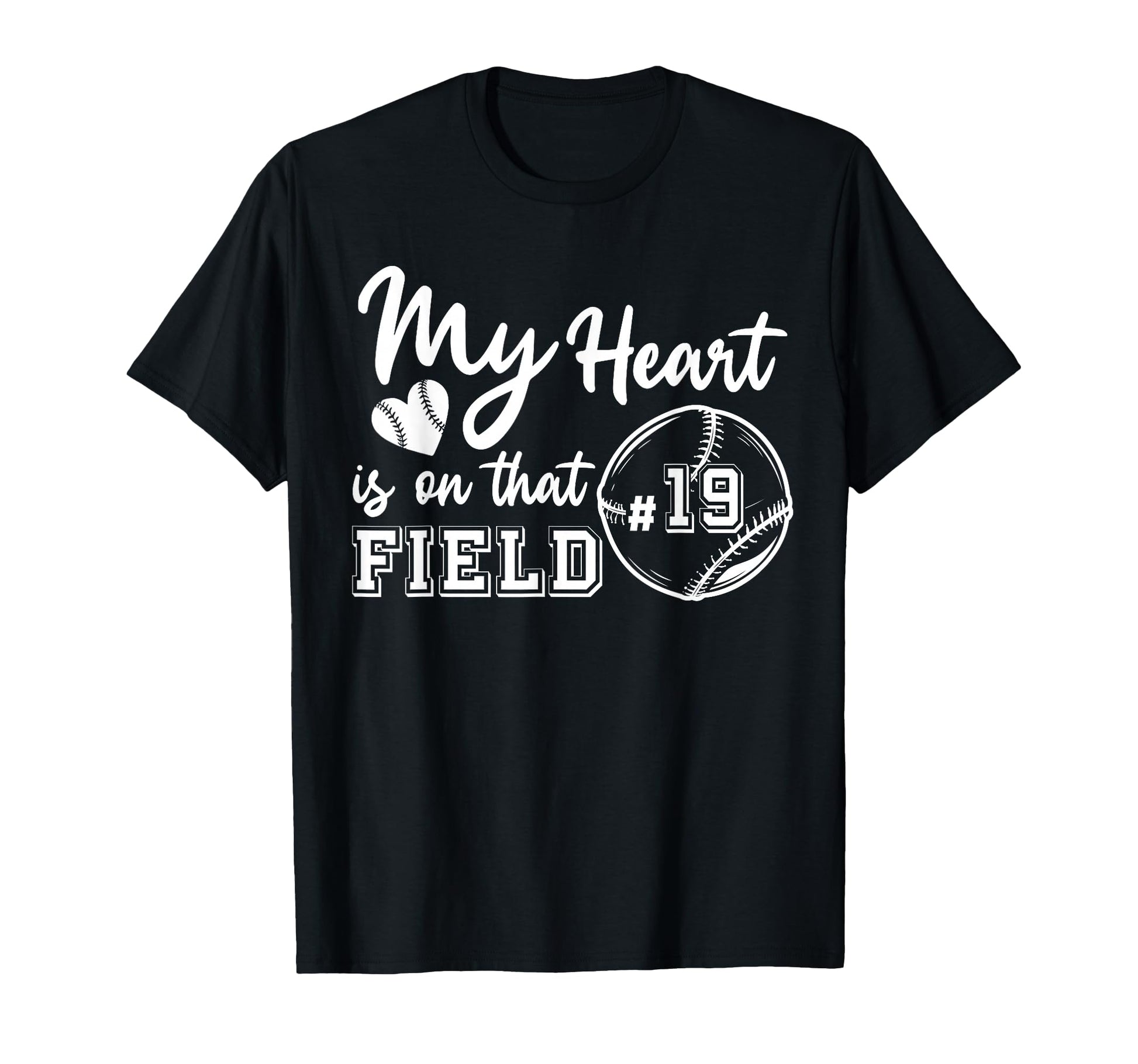 My Heart Is That Field Costume Number 19 T-Shirt - Graphic Print Unisex - T-Shirt, Sweatshirt, Hoodie