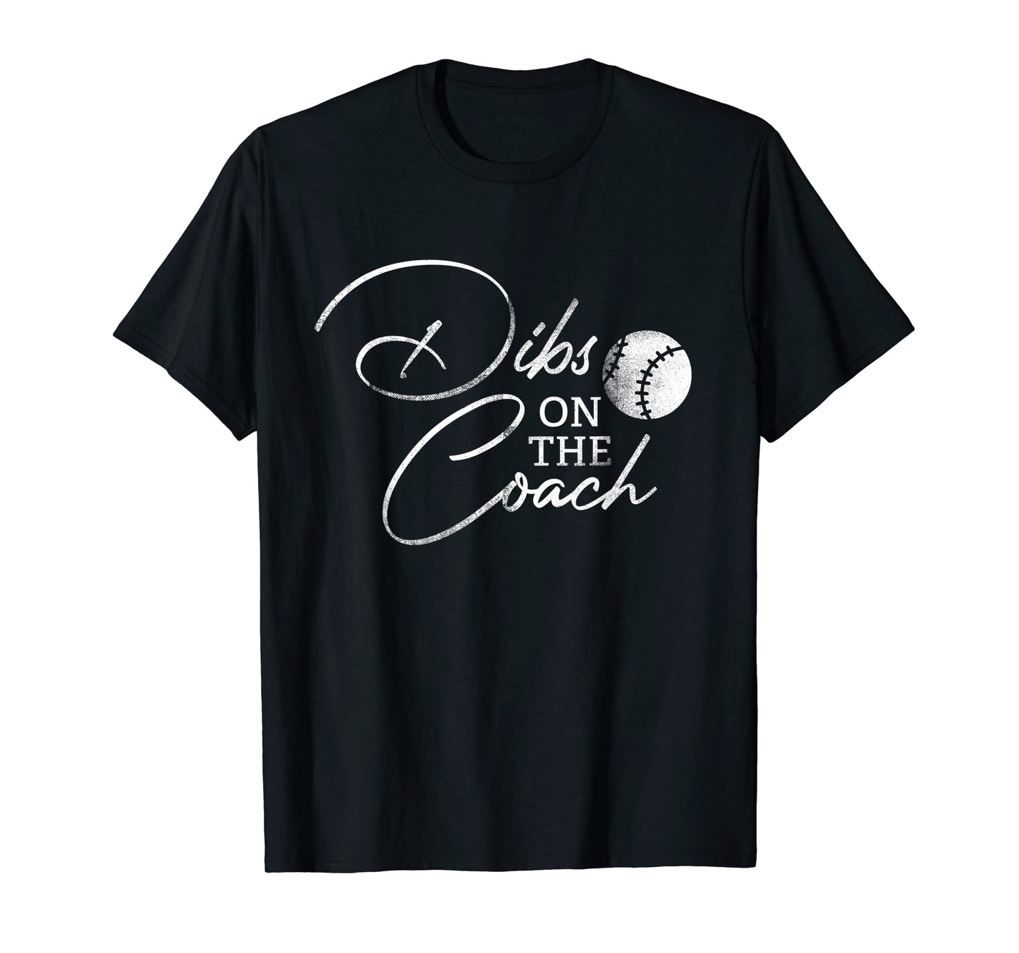 Funny Baseball Coach Wife Dibs T-Shirt - Minimalist Print Men Women - T-Shirt, Sweatshirt, Hoodie