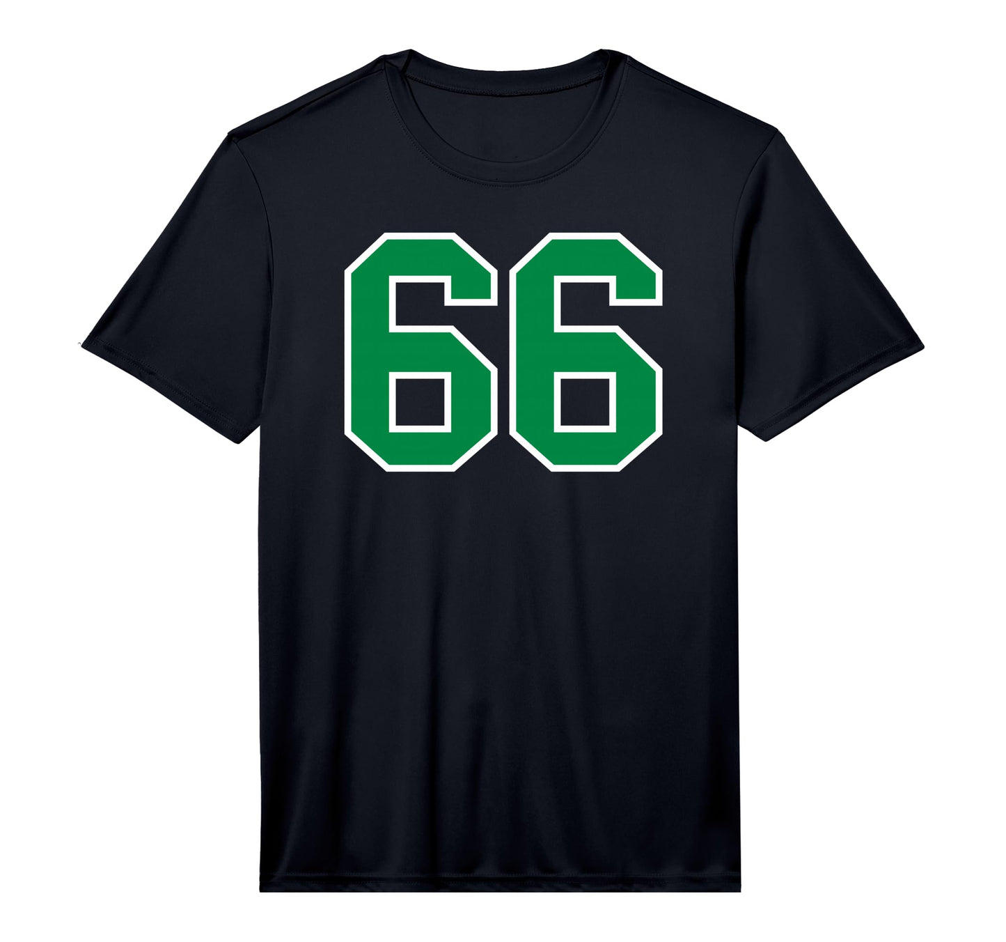 Green Sport Team Number 66 T-Shirt - Streetwear Style for Adults - T-Shirt, Sweatshirt, Hoodie