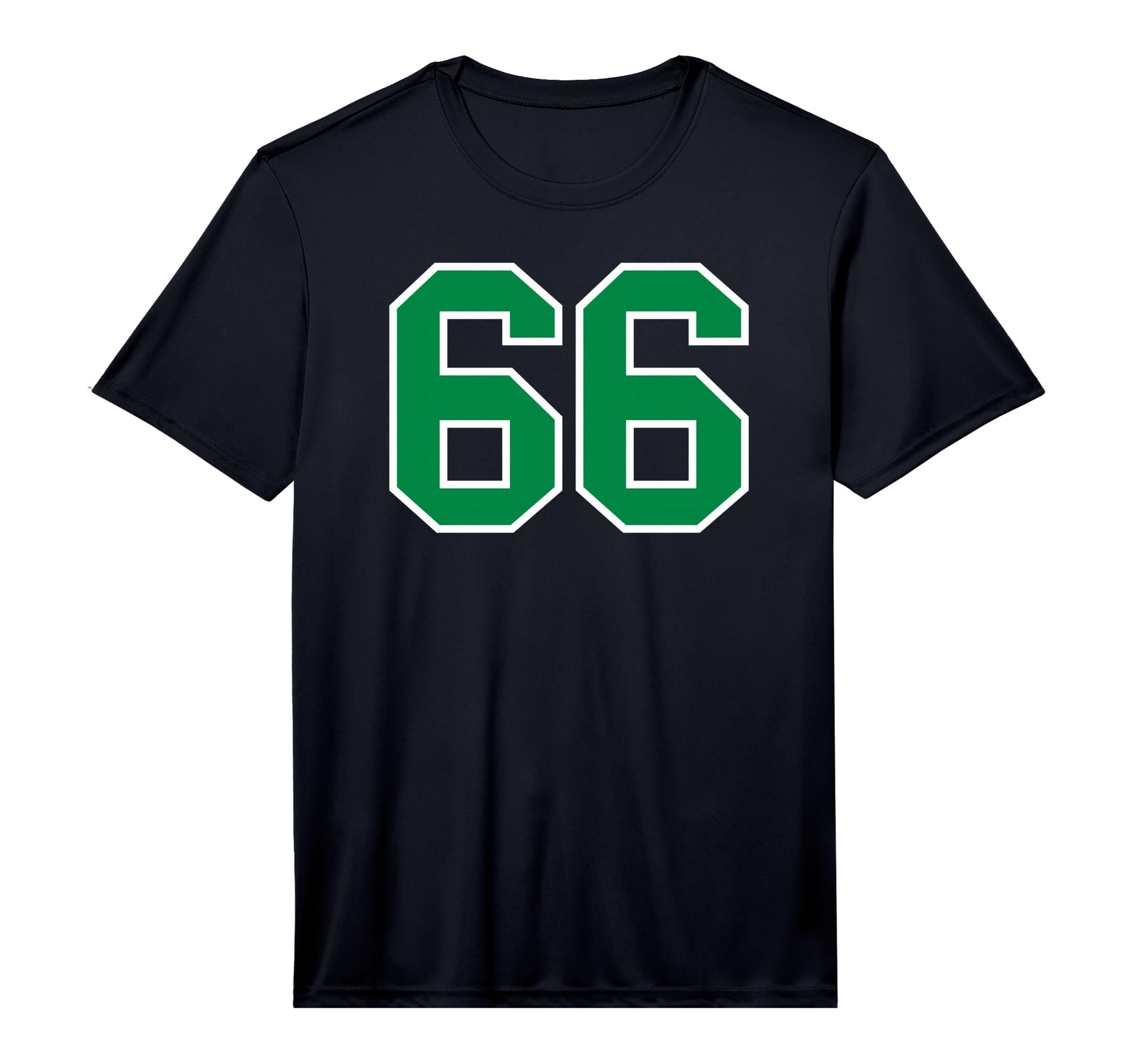 Green Sport Team Number 66 T-Shirt - Streetwear Style for Adults - T-Shirt, Sweatshirt, Hoodie