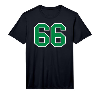 Green Sport Team Number 66 T-Shirt - Streetwear Style for Adults - T-Shirt, Sweatshirt, Hoodie