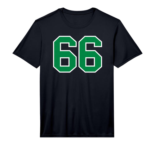 Green Sport Team Number 66 T-Shirt - Streetwear Style for Adults - T-Shirt, Sweatshirt, Hoodie