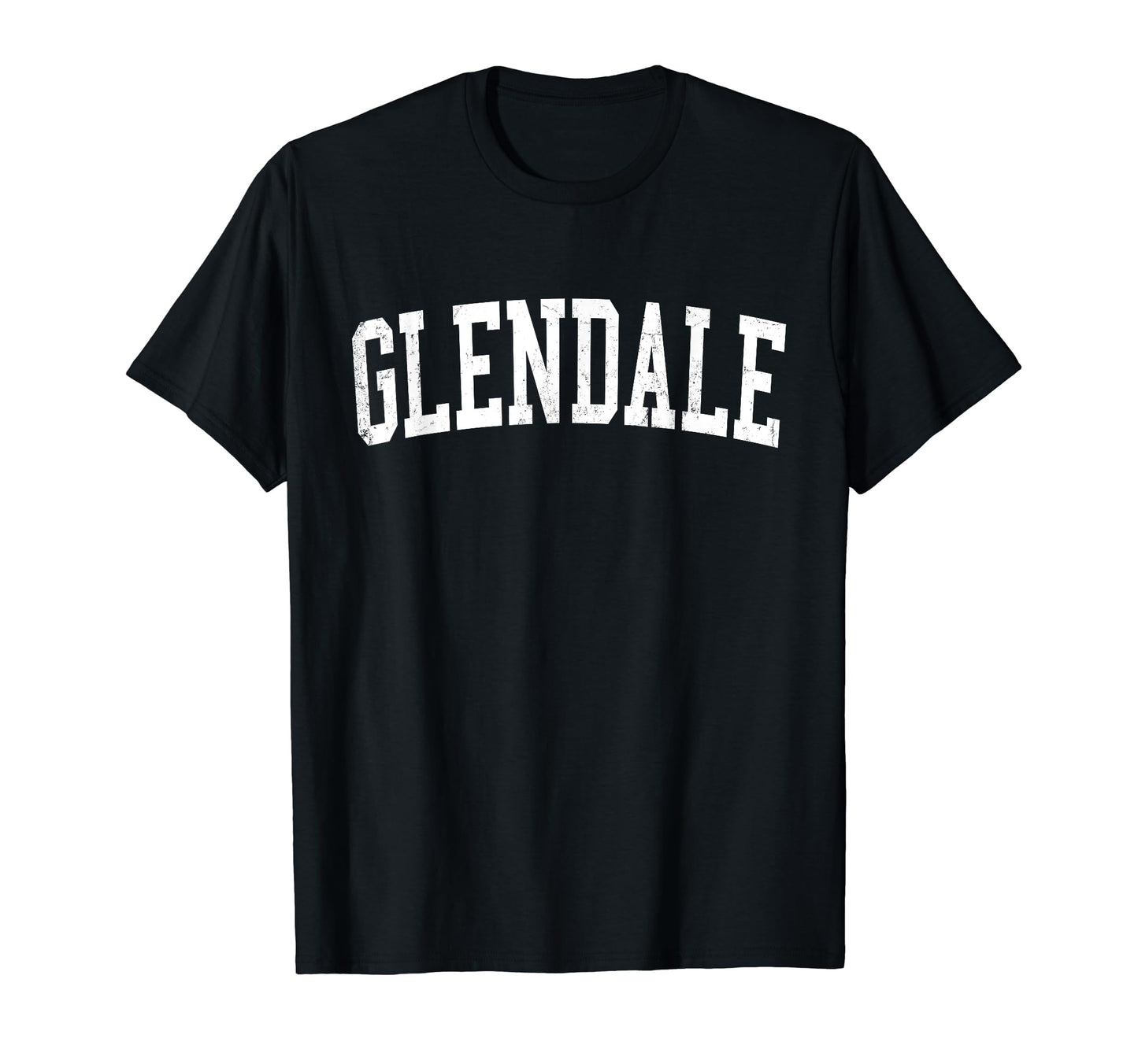 Glendale Az Distressed White Varsity T-Shirt - Graphic Print for Adults - T-Shirt, Sweatshirt, Hoodie