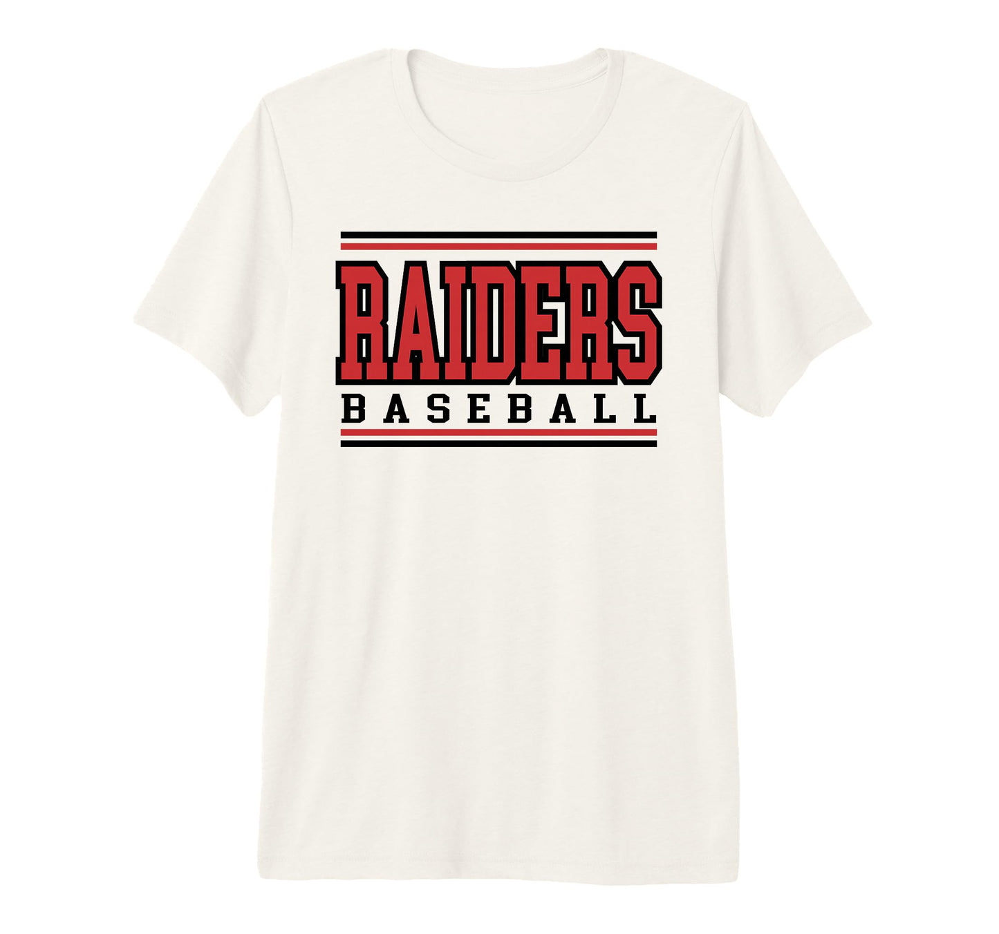 Raiders Game Day Baseball Mom School T-Shirt - Trendy Graphic Unisex - T-Shirt, Sweatshirt, Hoodie