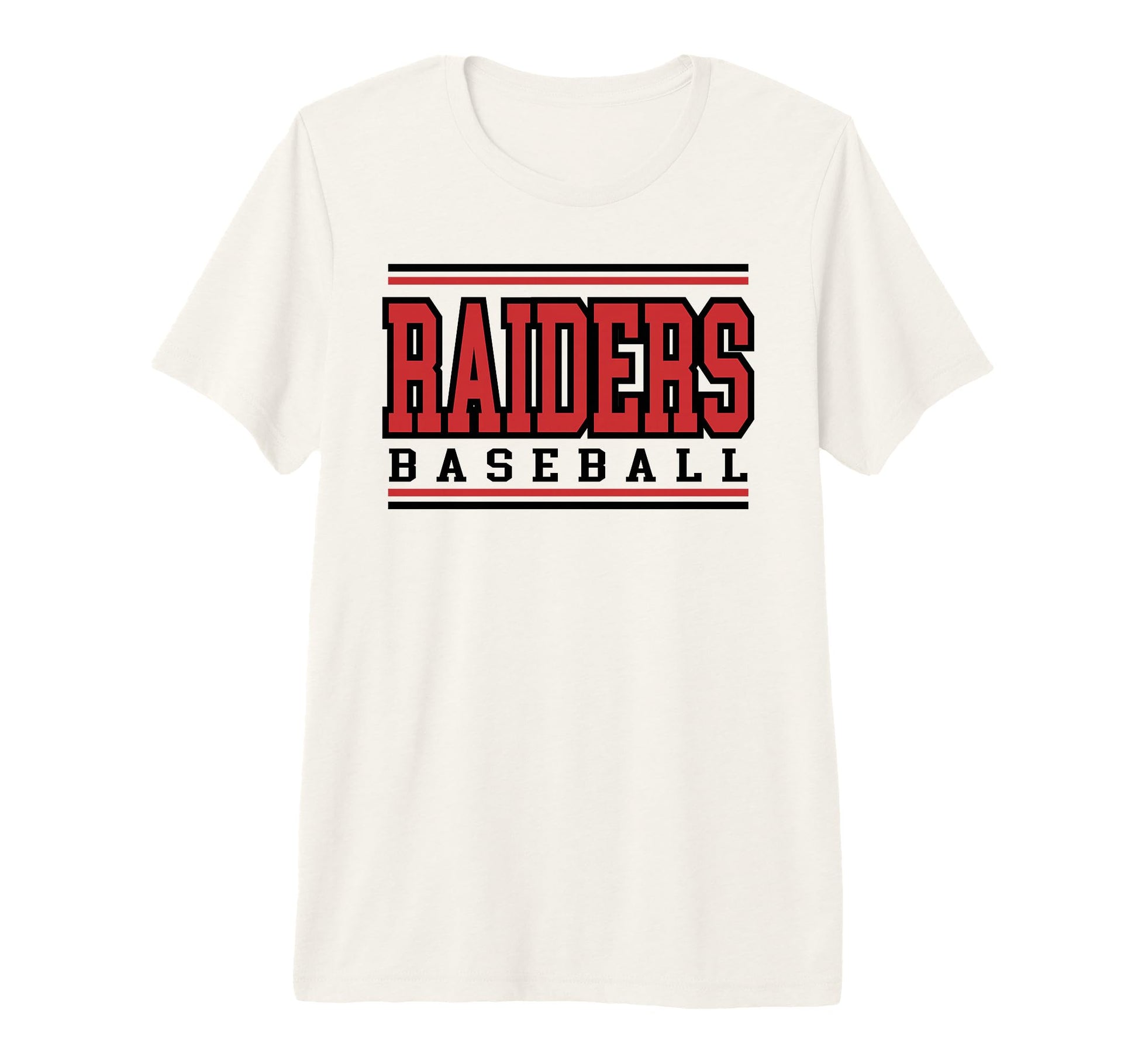 Raiders Game Day Baseball Mom School T-Shirt - Trendy Graphic Unisex - T-Shirt, Sweatshirt, Hoodie