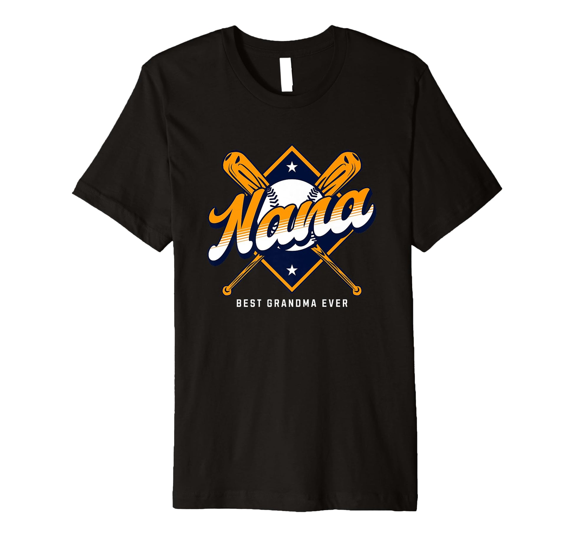 Baseball Nana Grandmother Grandma T-Shirt - Fun Novelty Design for Adults - T-Shirt, Sweatshirt, Hoodie