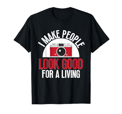 Photo Camera Photographer Flash T-Shirt - Minimalist Print Men Women - T-Shirt, Sweatshirt, Hoodie
