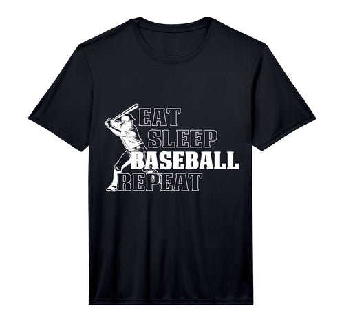 Eat Sleep Baseball Repeat Sport Fans T-Shirt - Graphic Print for Adults - T-Shirt, Sweatshirt, Hoodie