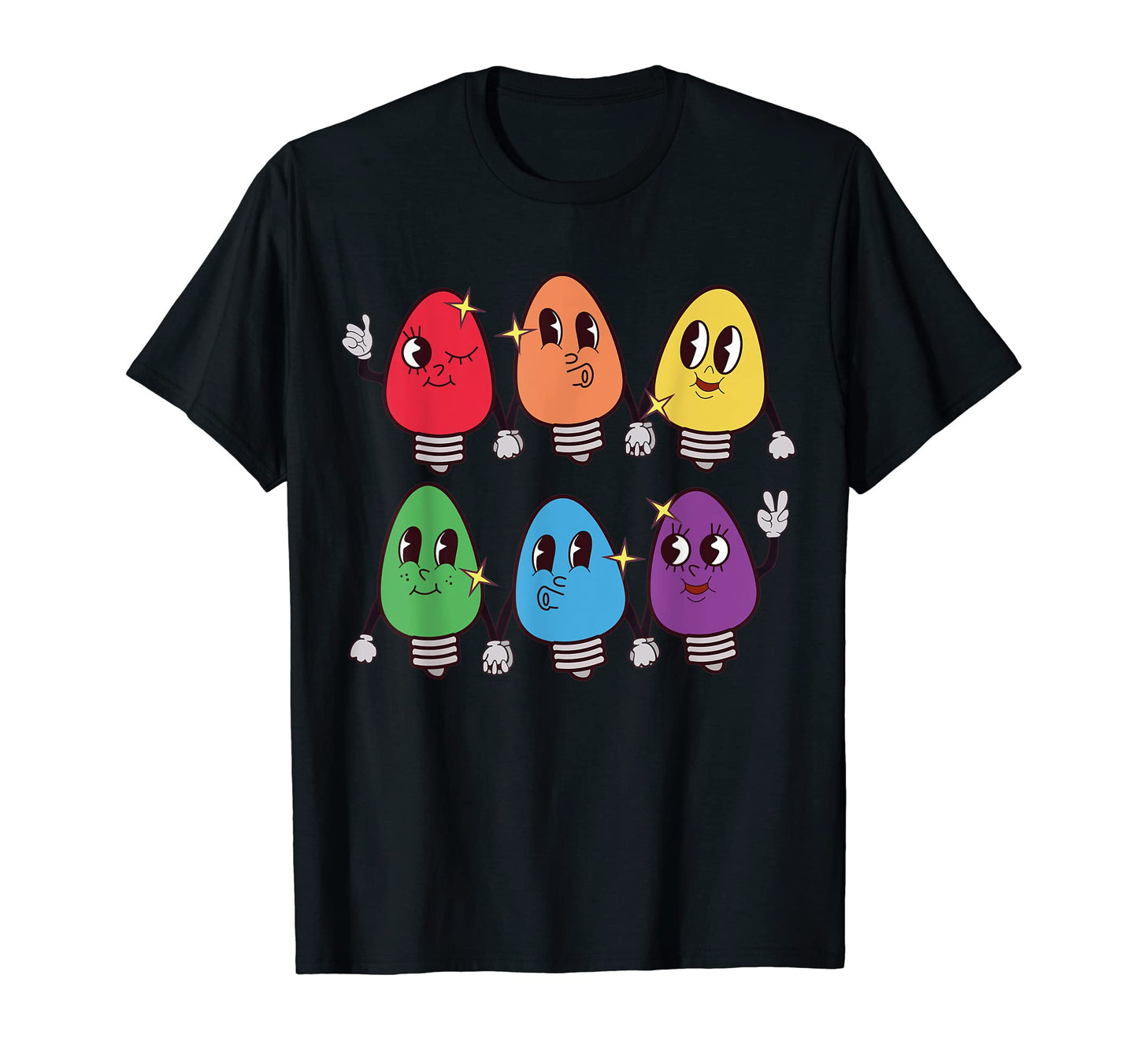 Rainbow Lights T-Shirt - Streetwear Style Unisex - T-Shirt, Sweatshirt, Hoodie