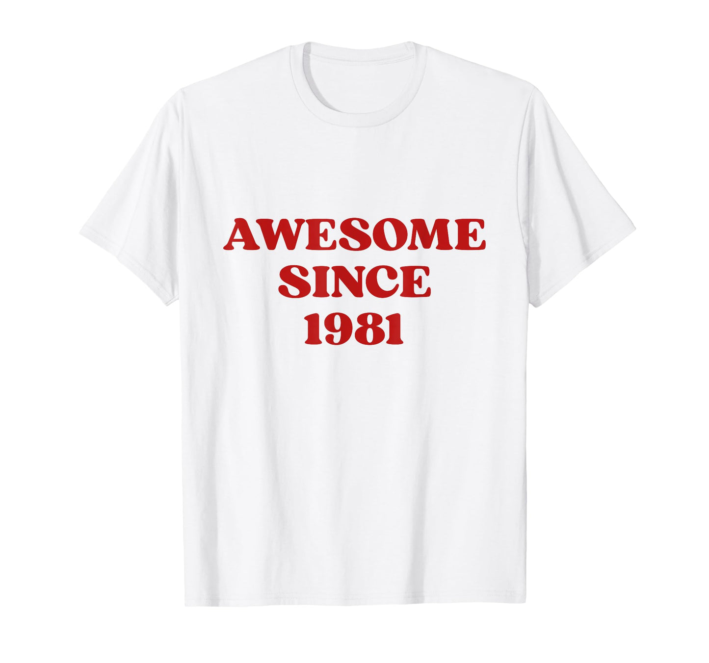 Awesome Since 1981 Born 1981 Y2K T-Shirt - Custom Art Print for Adults - T-Shirt, Sweatshirt, Hoodie