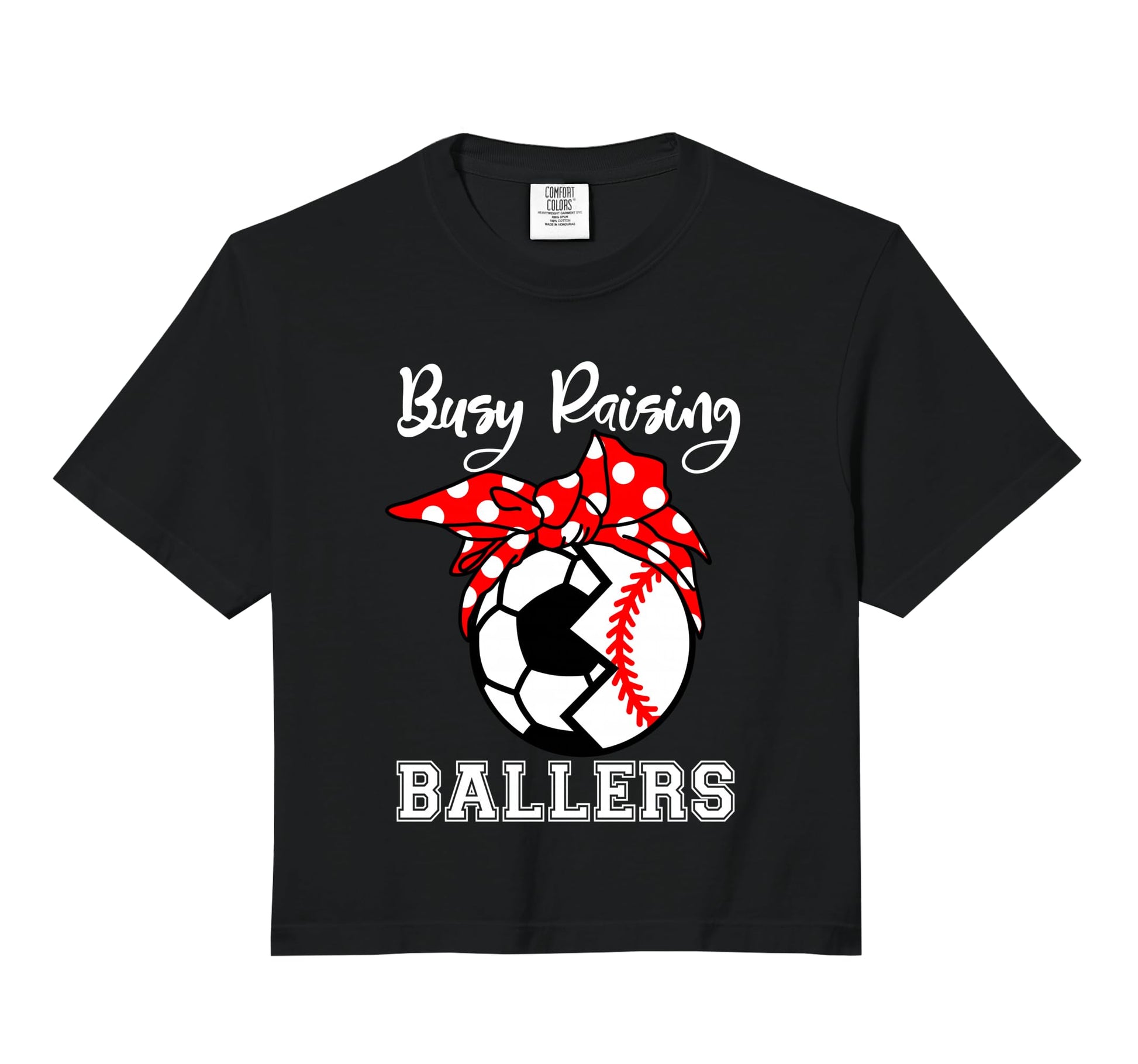 Busy Raising Ballers Funny Baseball Hoodie - Graphic Print for Adults - T-Shirt, Sweatshirt, Hoodie