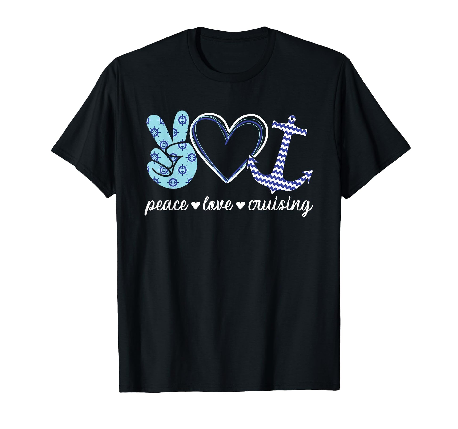 Peace Love And Cruising Ocean T-Shirt - Streetwear Style Men Women - T-Shirt, Sweatshirt, Hoodie