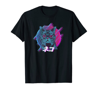 80S Great Wave Japanese Vaporwave T-Shirt - Casual Everyday Wear Men Women - T-Shirt, Sweatshirt, Hoodie