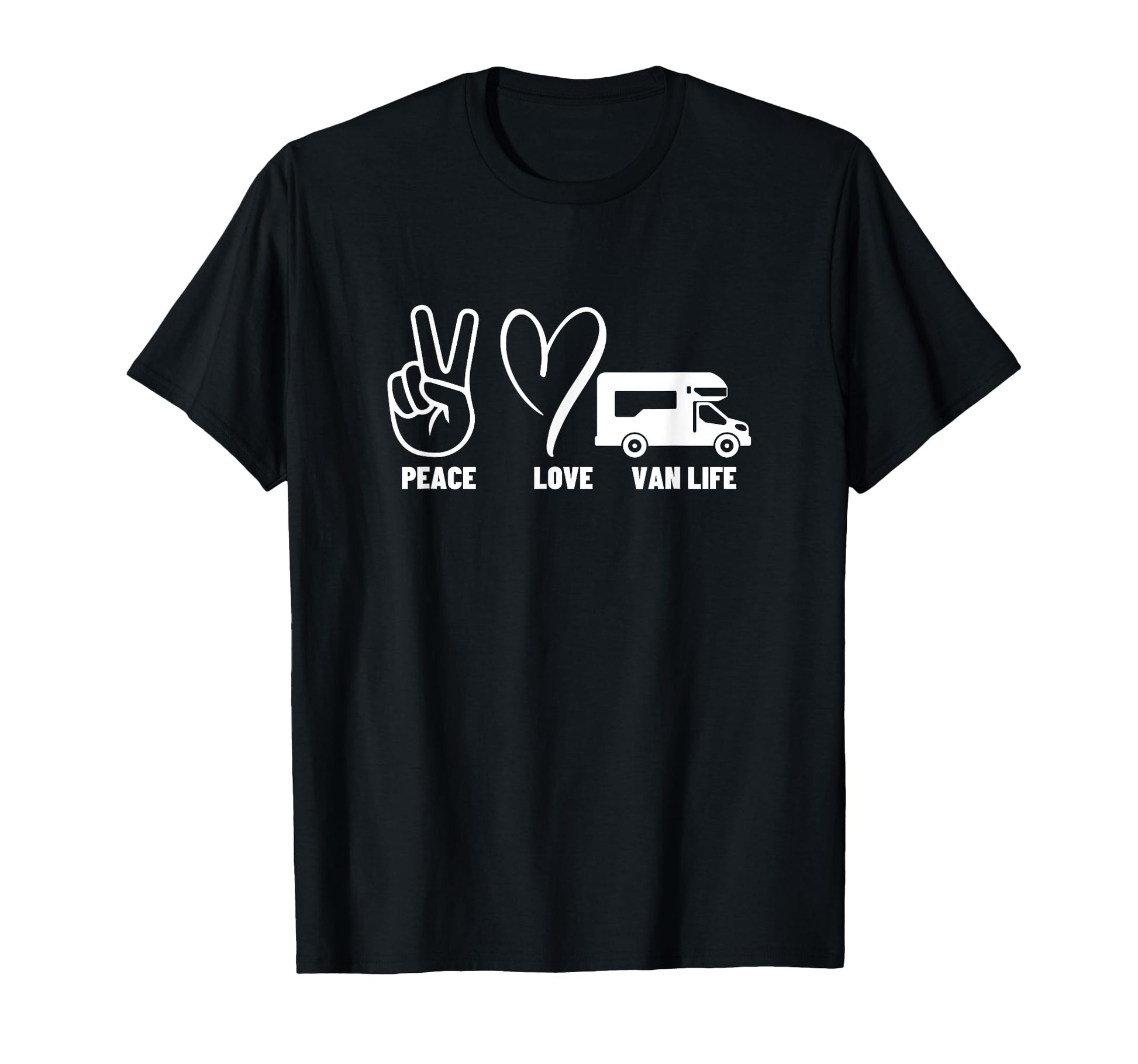 Vanlife Nomads Peace Love Van Life T-Shirt - Custom Art Print Men Women - T-Shirt, Sweatshirt, Hoodie