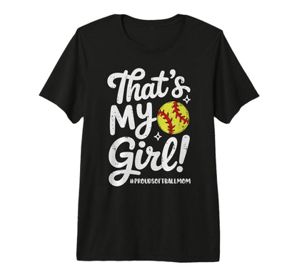 Proud Softball Mom Mama Thats My Team T-Shirt - Graphic Print for Adults - T-Shirt, Sweatshirt, Hoodie