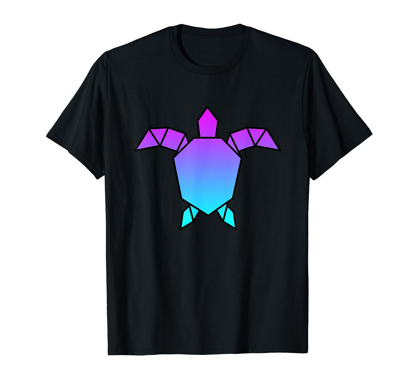 Turtle Origami Vaporwave Aesthetic T-Shirt - Aesthetic Graphic Unisex - T-Shirt, Sweatshirt, Hoodie