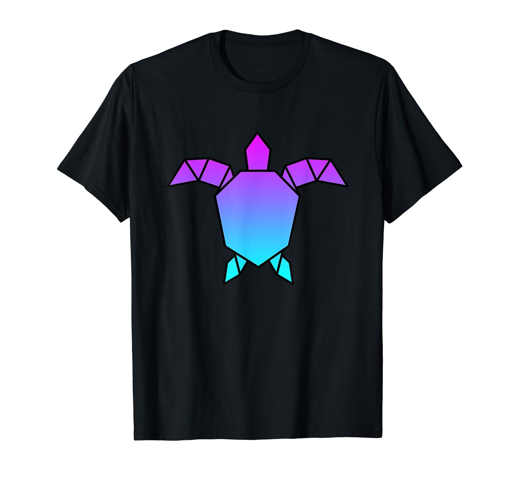 Turtle Origami Vaporwave Aesthetic T-Shirt - Aesthetic Graphic Unisex - T-Shirt, Sweatshirt, Hoodie