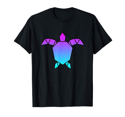Turtle Origami Vaporwave Aesthetic T-Shirt - Aesthetic Graphic Unisex - T-Shirt, Sweatshirt, Hoodie