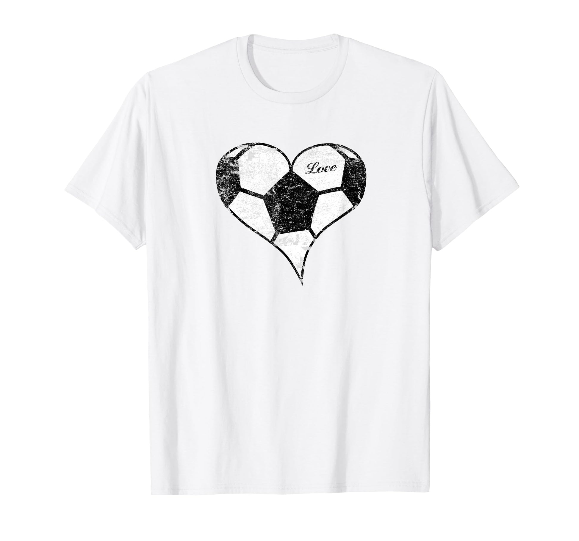 Soccer Love Soccer Heart Soccer Mom T-Shirt - Custom Art Print Men Women - T-Shirt, Sweatshirt, Hoodie