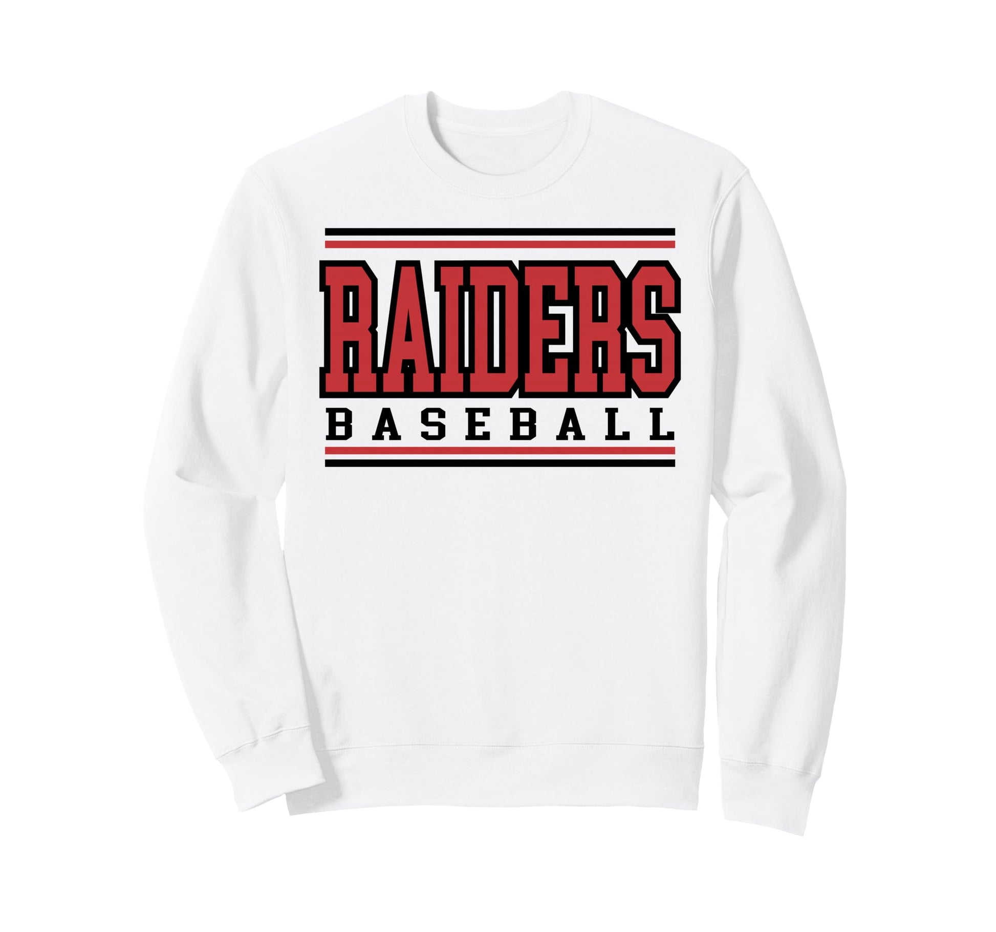 Raiders Game Day Baseball Mom Sweatshirt - Fun Novelty Design for Adults - T-Shirt, Sweatshirt, Hoodie