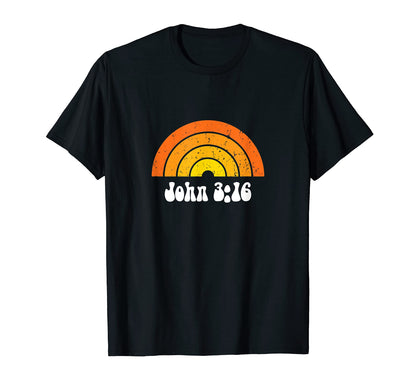 Christian Bible John Verse 60S Fun T-Shirt - Trendy Graphic for Adults - T-Shirt, Sweatshirt, Hoodie