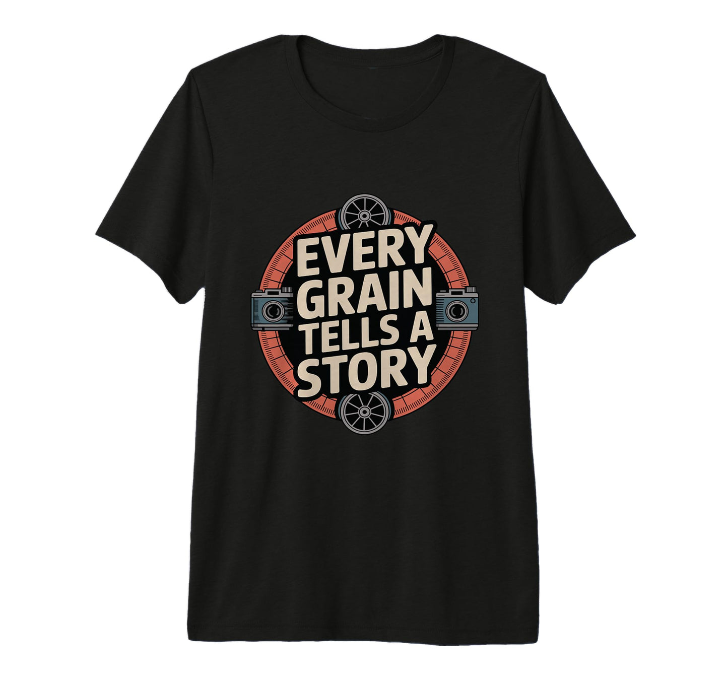 Click Rewind Cherish Camera T-Shirt - Minimalist Print Men Women - T-Shirt, Sweatshirt, Hoodie
