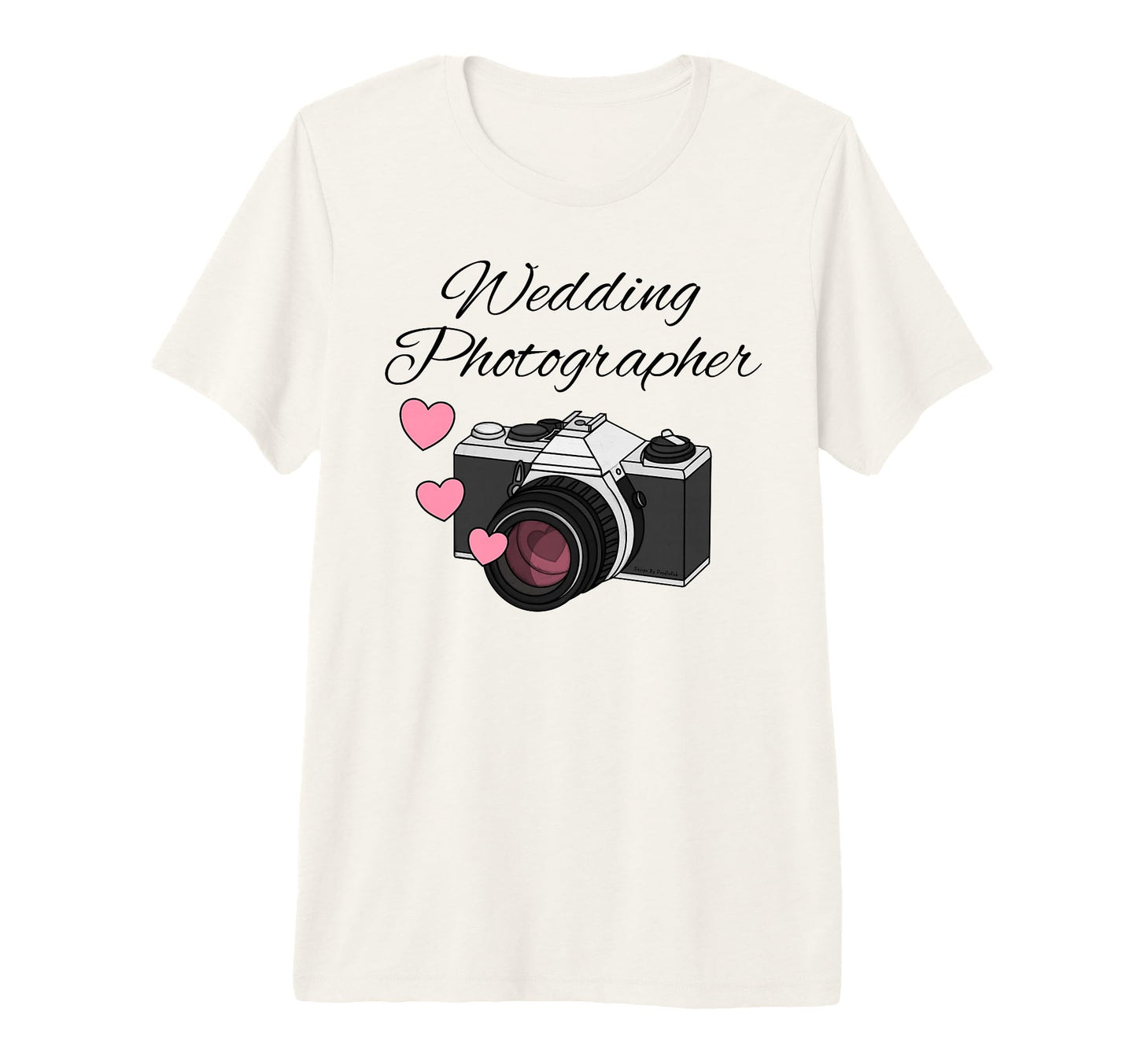 Wedding Photographer Camera Photography T-Shirt - Graphic Print for Adults - T-Shirt, Sweatshirt, Hoodie