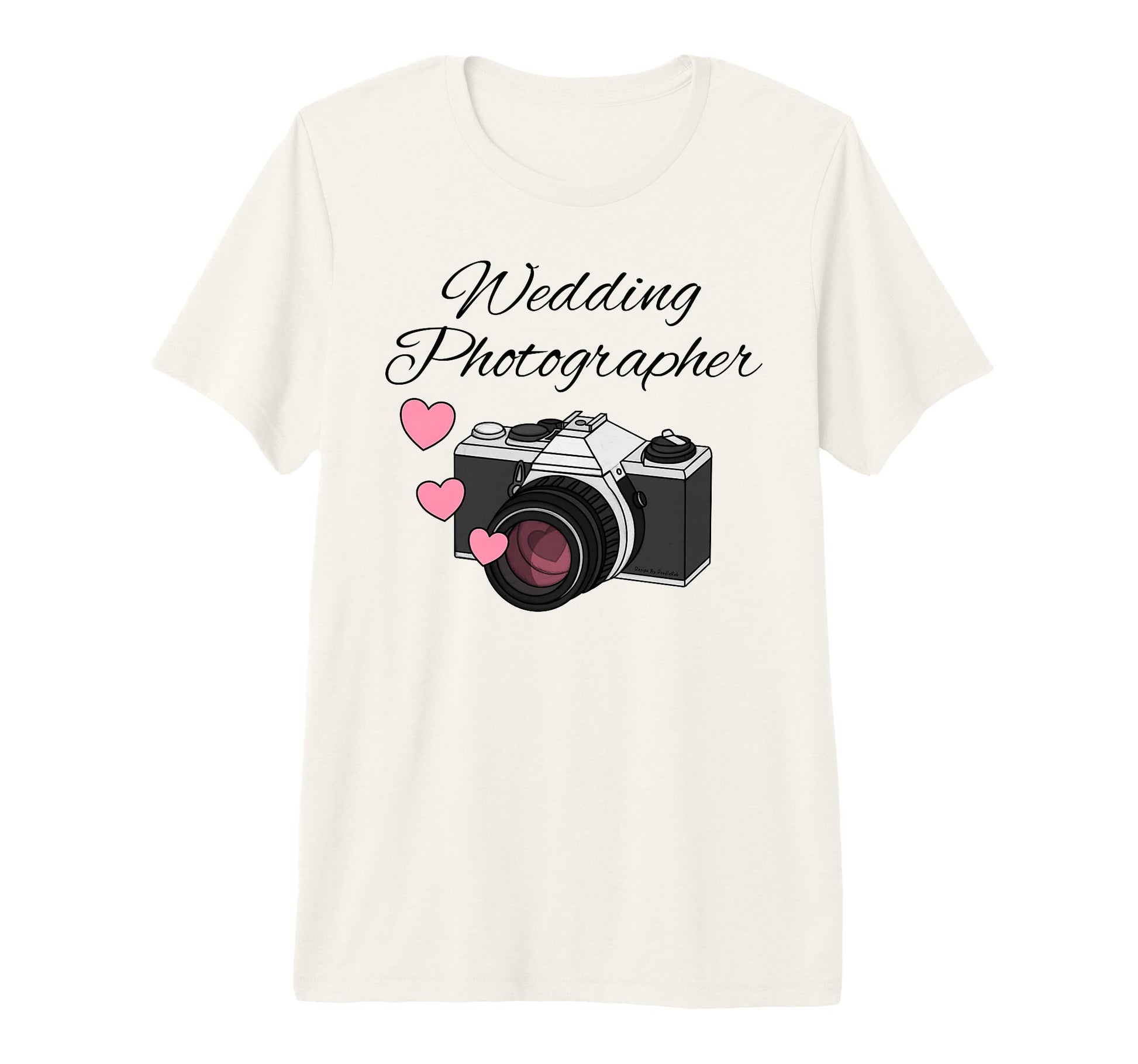 Wedding Photographer Camera Photography T-Shirt - Graphic Print for Adults - T-Shirt, Sweatshirt, Hoodie