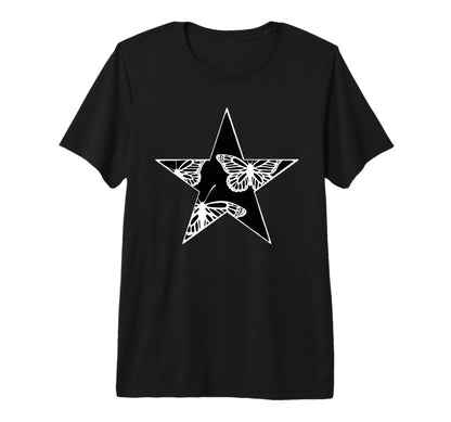 Star Stencil Graffiti Art Emo Egirl T-Shirt - Custom Art Print for Adults - T-Shirt, Sweatshirt, Hoodie