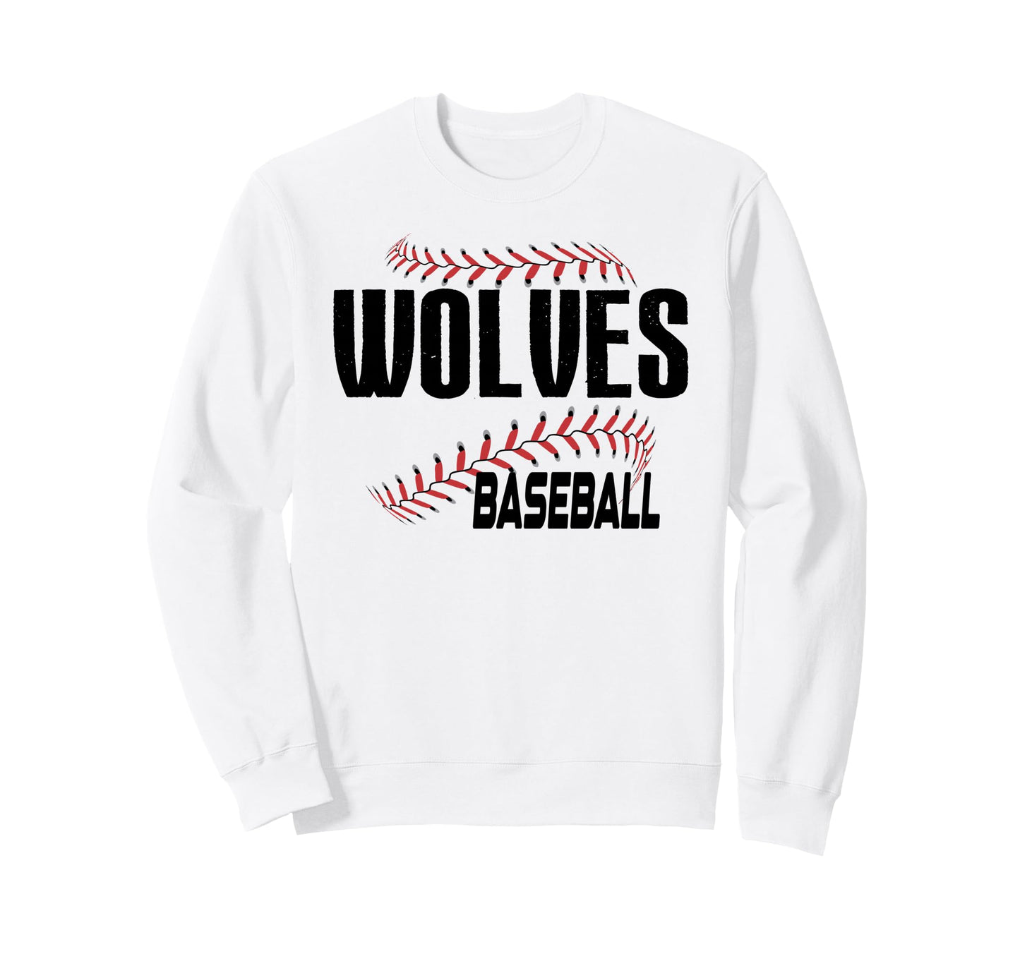 Wolves Baseball Mom Game Day Sweatshirt - Streetwear Style Men Women - T-Shirt, Sweatshirt, Hoodie