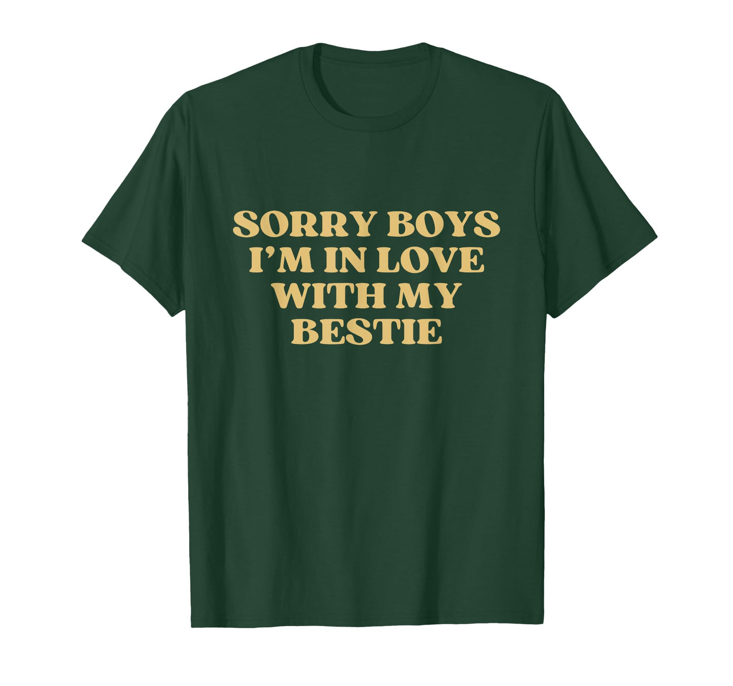 Sorry Im Love My Bestie Y2K Aesthetic T-Shirt - Trendy Graphic Men Women - T-Shirt, Sweatshirt, Hoodie