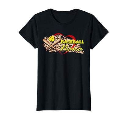 Baseball Nana Grandma Mothers Day T-Shirt - Streetwear Style Men Women - T-Shirt, Sweatshirt, Hoodie