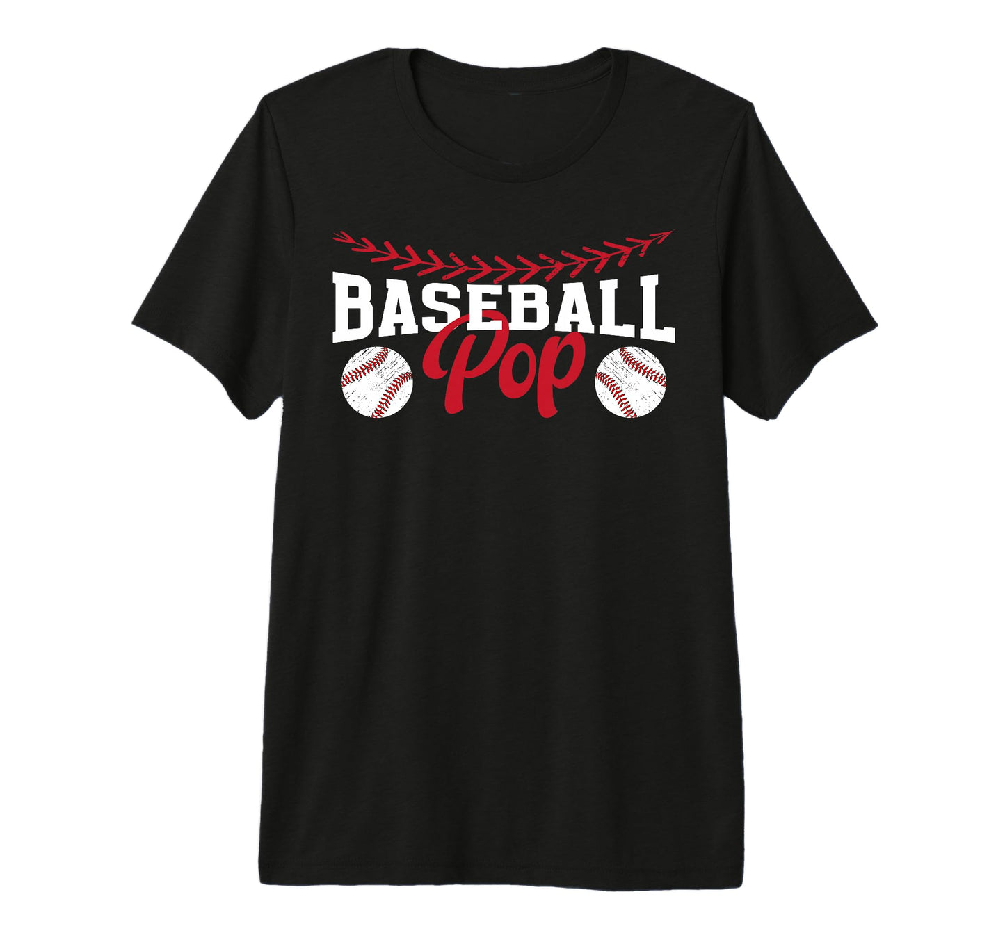 Mens Proud Baseball Pop Grandpa Pop T-Shirt - Graphic Print for Adults - T-Shirt, Sweatshirt, Hoodie